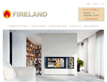 Tablet Screenshot of fireland.it